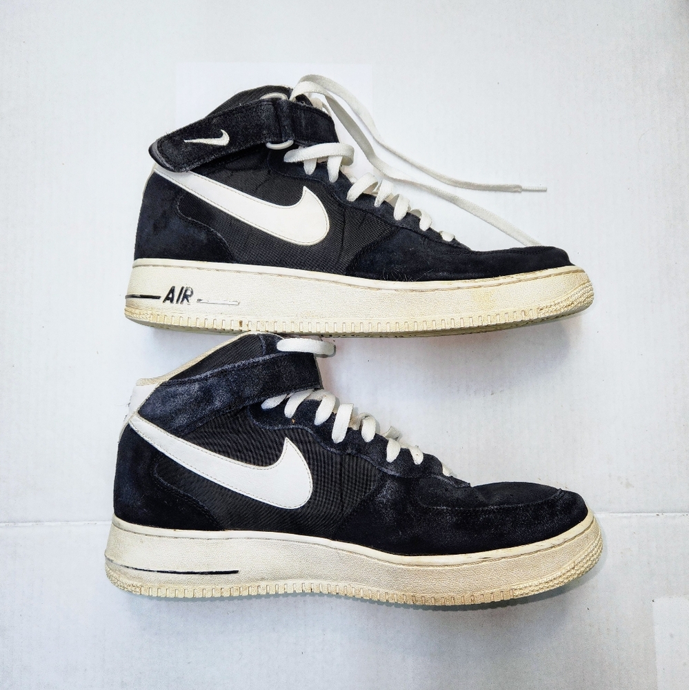 Nike Air Force 1 2013 High AF-1 '82 Black White US Size 12 315123-020. 0179